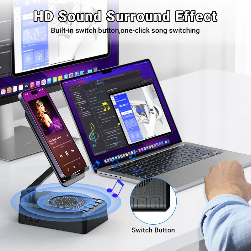 Mother'S Day Gift,Remote Control for Tiktok Scrolling, Upgraded Audio Speaker Smartphone Stand, Wireless Scroller Page Turner, Portable Selfie & Video Recording Remote for Iphone Android, Gifts for Family Friends