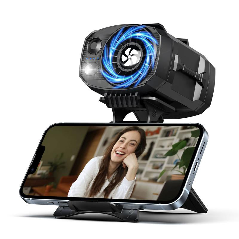 Mother'S Day Gift-E-Lentorgi,Waist Fan, FS-06 Portable Personal Fan Clip on Waistband, 4 Adjustable Speeds, Rechargeable Max.16H Battery Life, 9000RPM, Hands Free Belt Neck Fan for Outdoor, Jobsite, Gardening