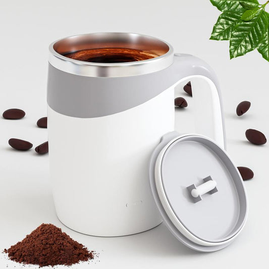 Nestlenook&Co Automatic Stirring Coffee Mug,Usb-C Rechargeable Self-Stirring Mug,One-Touch Operation Stirring Mug,Stirring Coffee,Portable Electric Usb Rechargeable Self Coffee Gift Stirring Coffee Cup Drinkware Reuse Self Stirring Cup