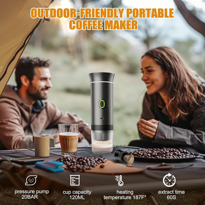 Portable Electric Espresso Machine, USB Rechargeable Coffee Machine, Coffee Making Tool for Home Office Use, Effortless Cleaning