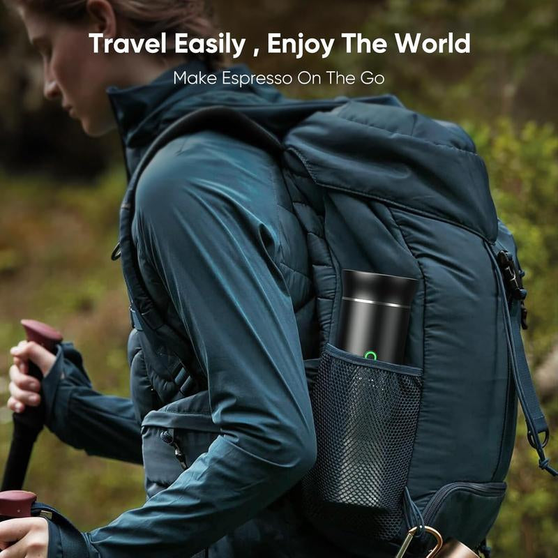 Portable Electric Espresso Machine, USB Rechargeable Coffee Machine, Coffee Making Tool for Home Office Use, Effortless Cleaning