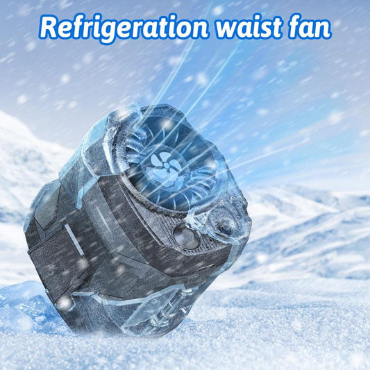 Mother'S Day Gift-E-Lentorgi,Waist Fan, FS-06 Portable Personal Fan Clip on Waistband, 4 Adjustable Speeds, Rechargeable Max.16H Battery Life, 9000RPM, Hands Free Belt Neck Fan for Outdoor, Jobsite, Gardening
